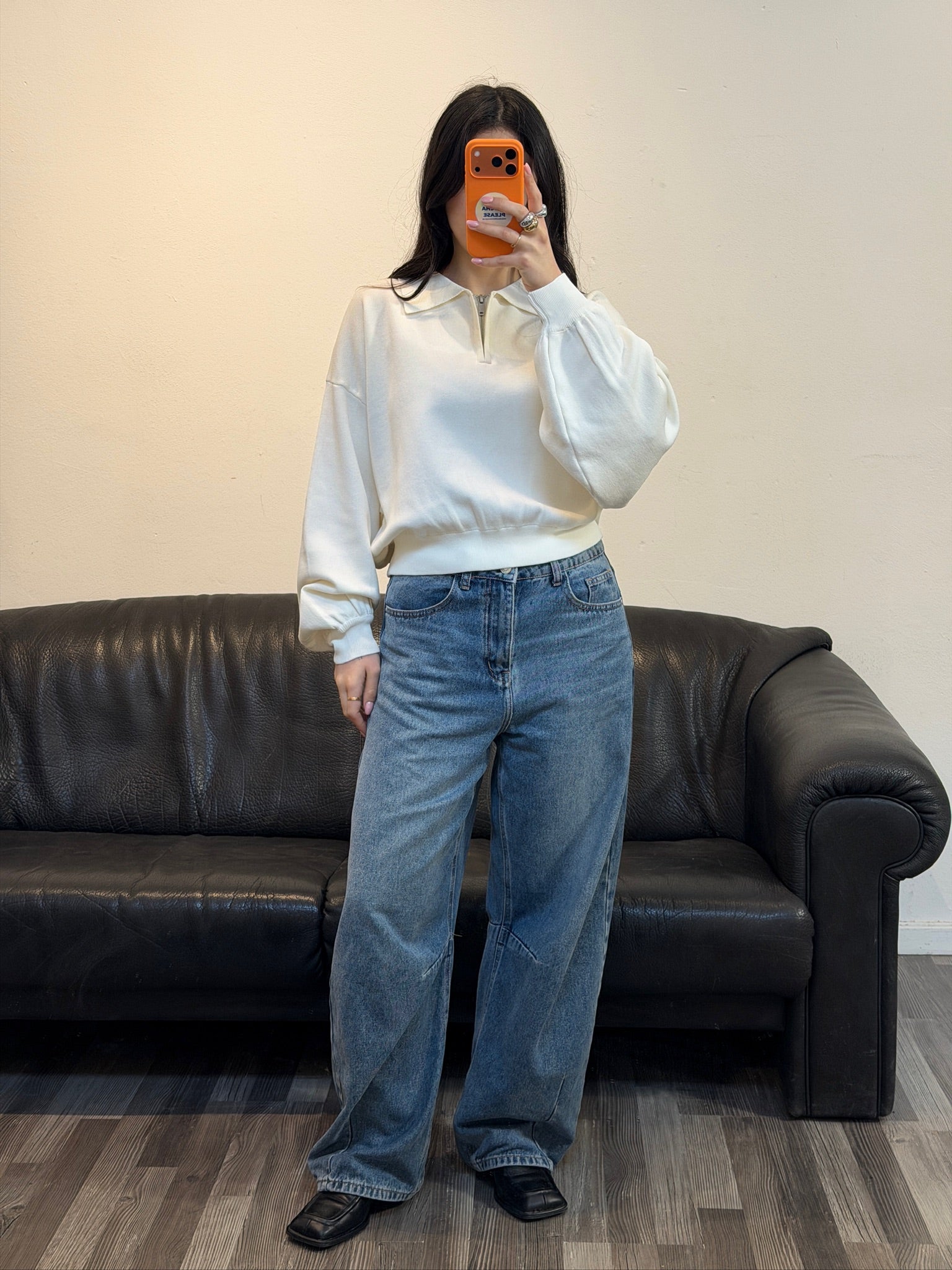 Polo Zip Pullover (Soft)