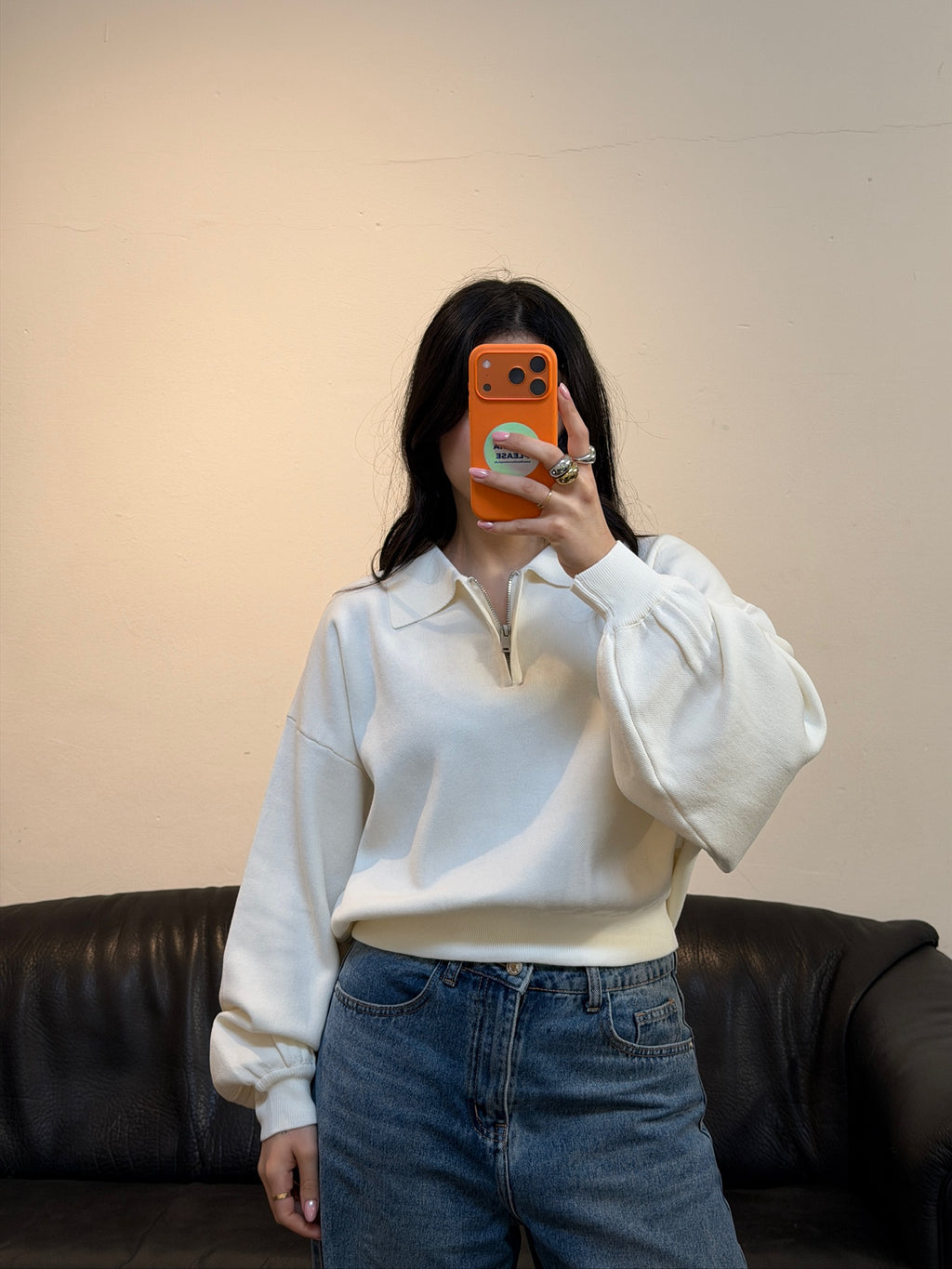 Polo Zip Pullover (Soft)