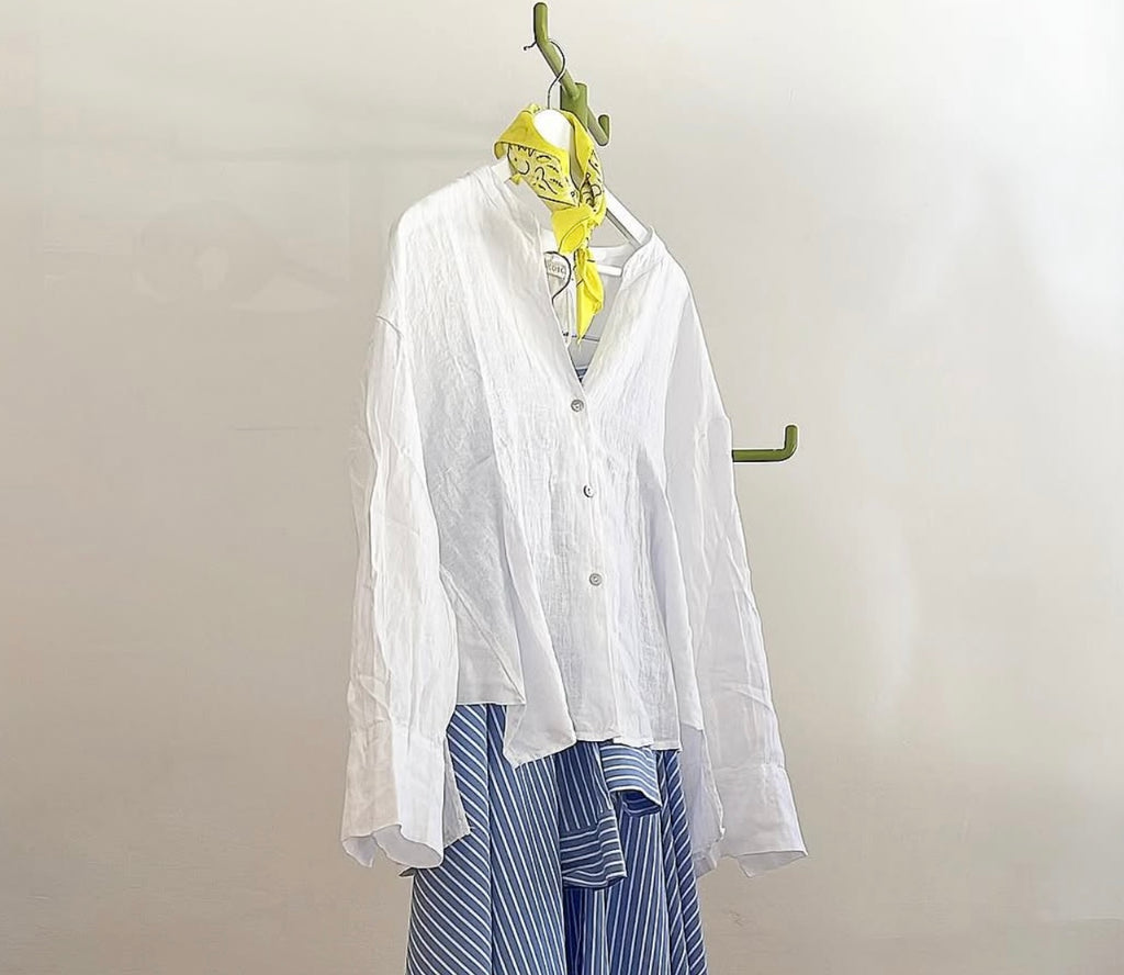 Leinen Bluse