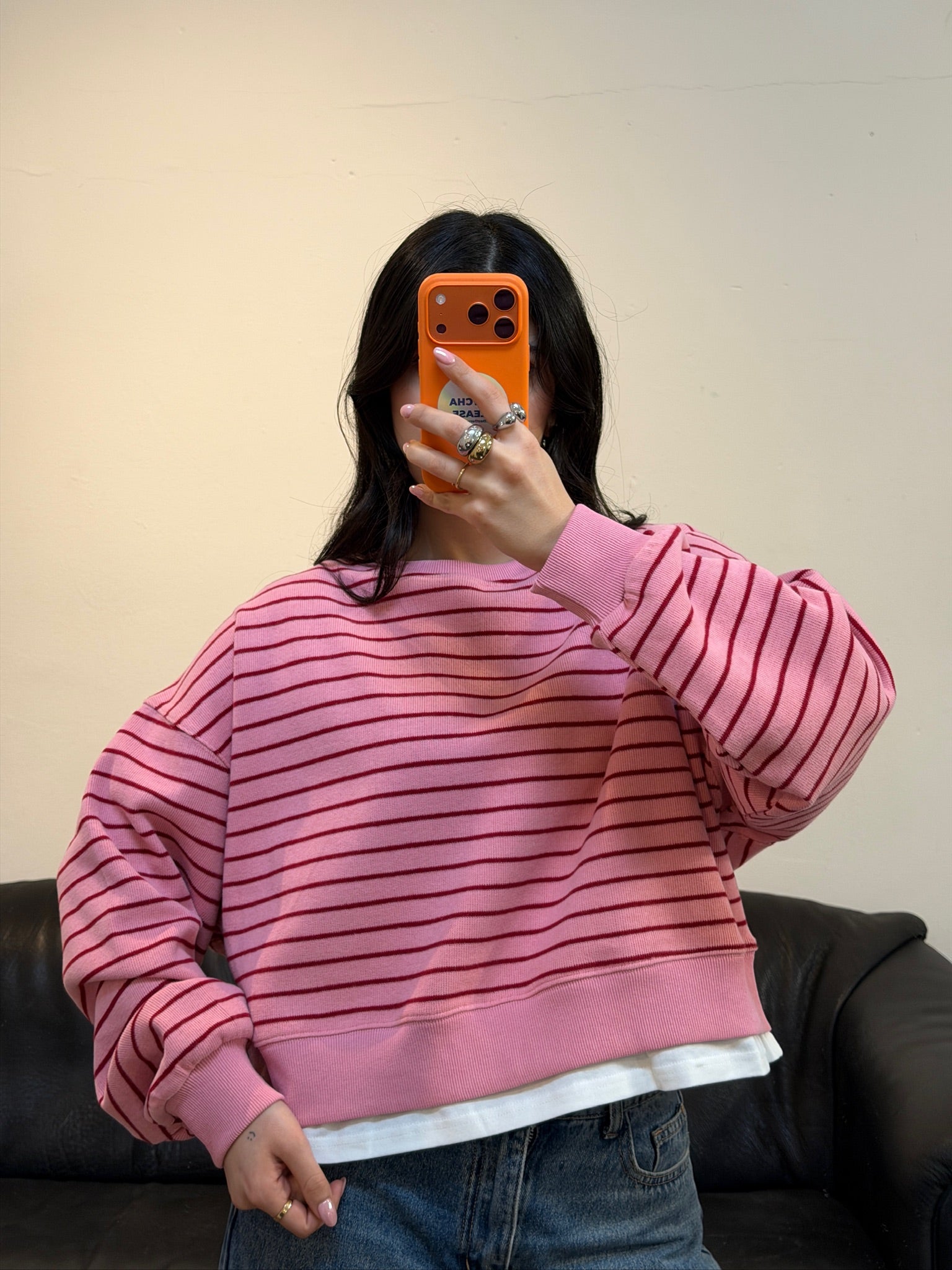 Pullover mit "unter Shirt"