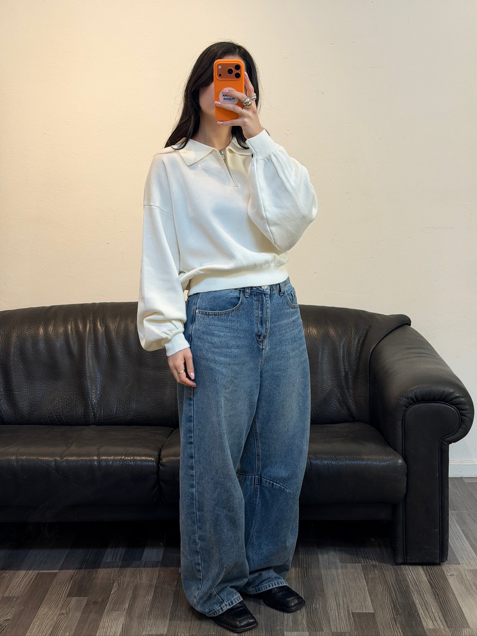 Polo Zip Pullover (Soft)