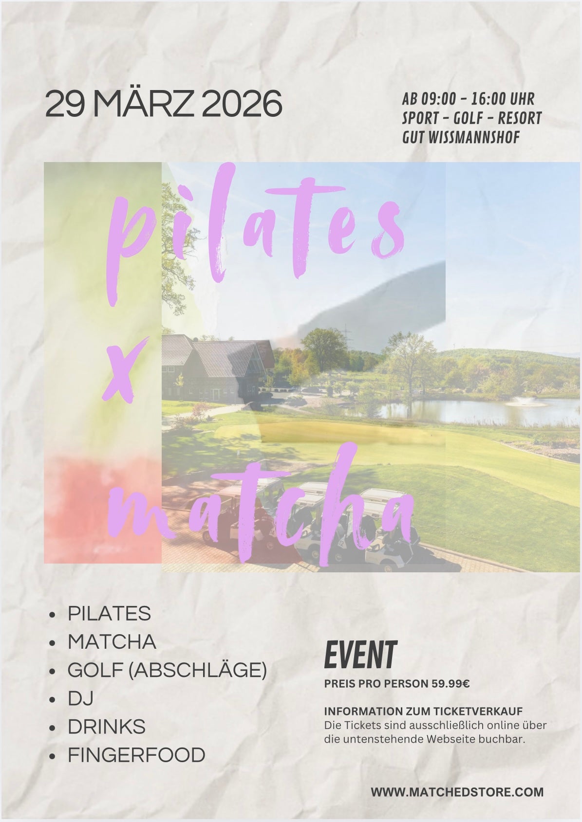pilates X matcha event